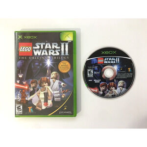 Lego Star Wars II: The Original Trilogy (Xbox, 2006) Box & Game Disc, No Manual